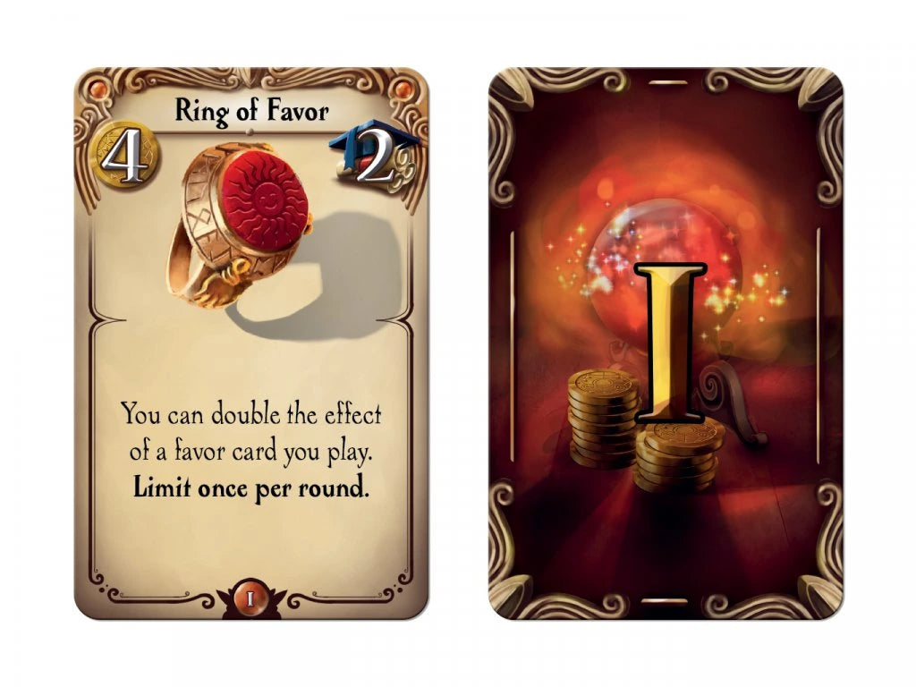 Alchemists Deduction Strategy Board Game Ring of Favor Promo
