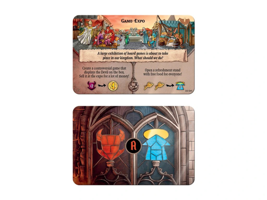 Deal with the Devil Strategy Board Game Game-Expo Promo