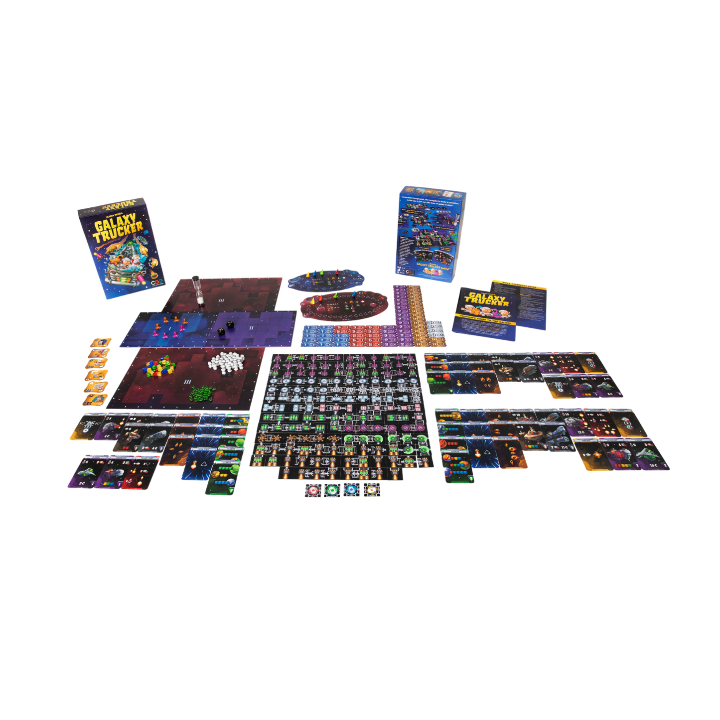 Galaxy Trucker Real-Time Tile Placement Board Game