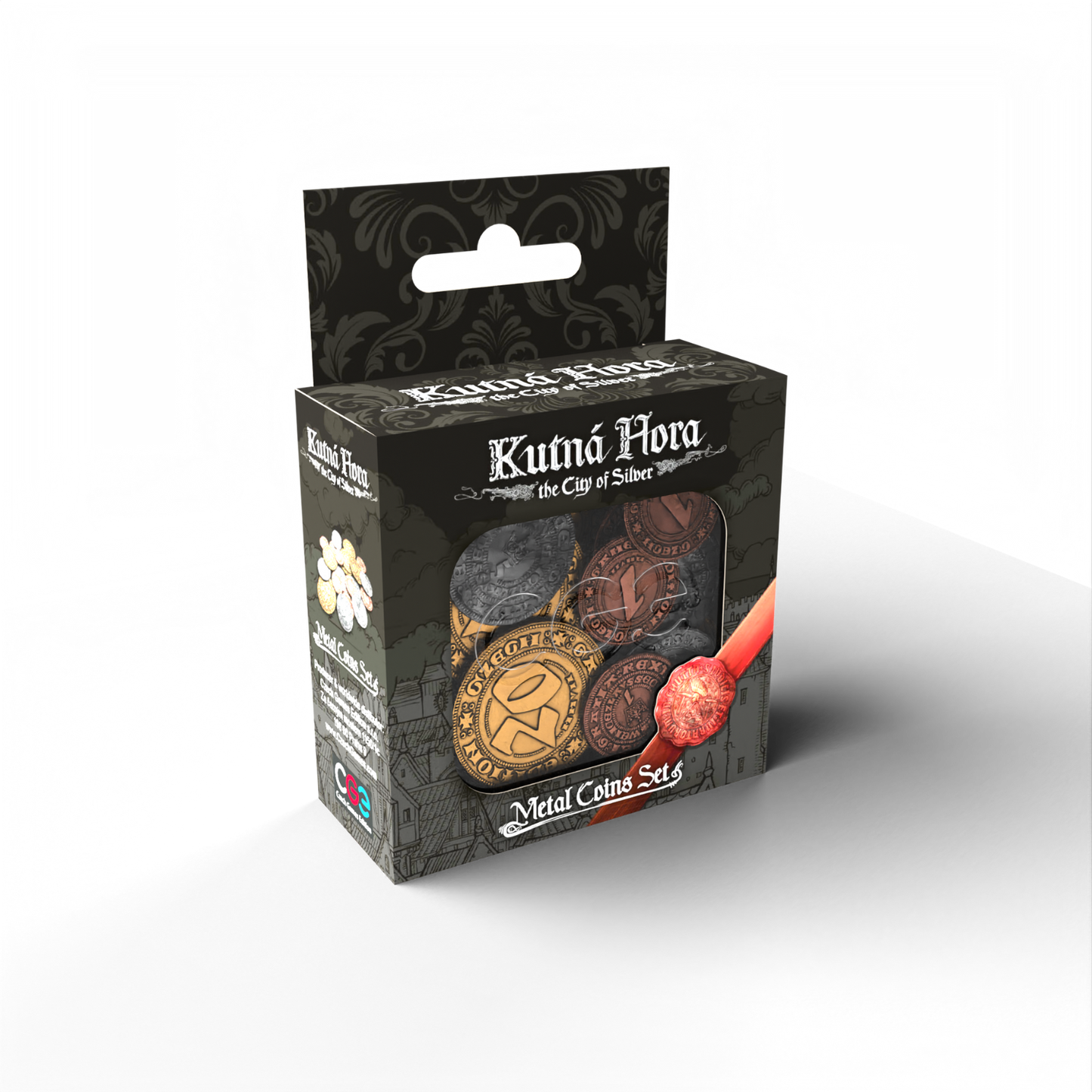 Kutna Hora Economic Strategy Board Game Metal Coins