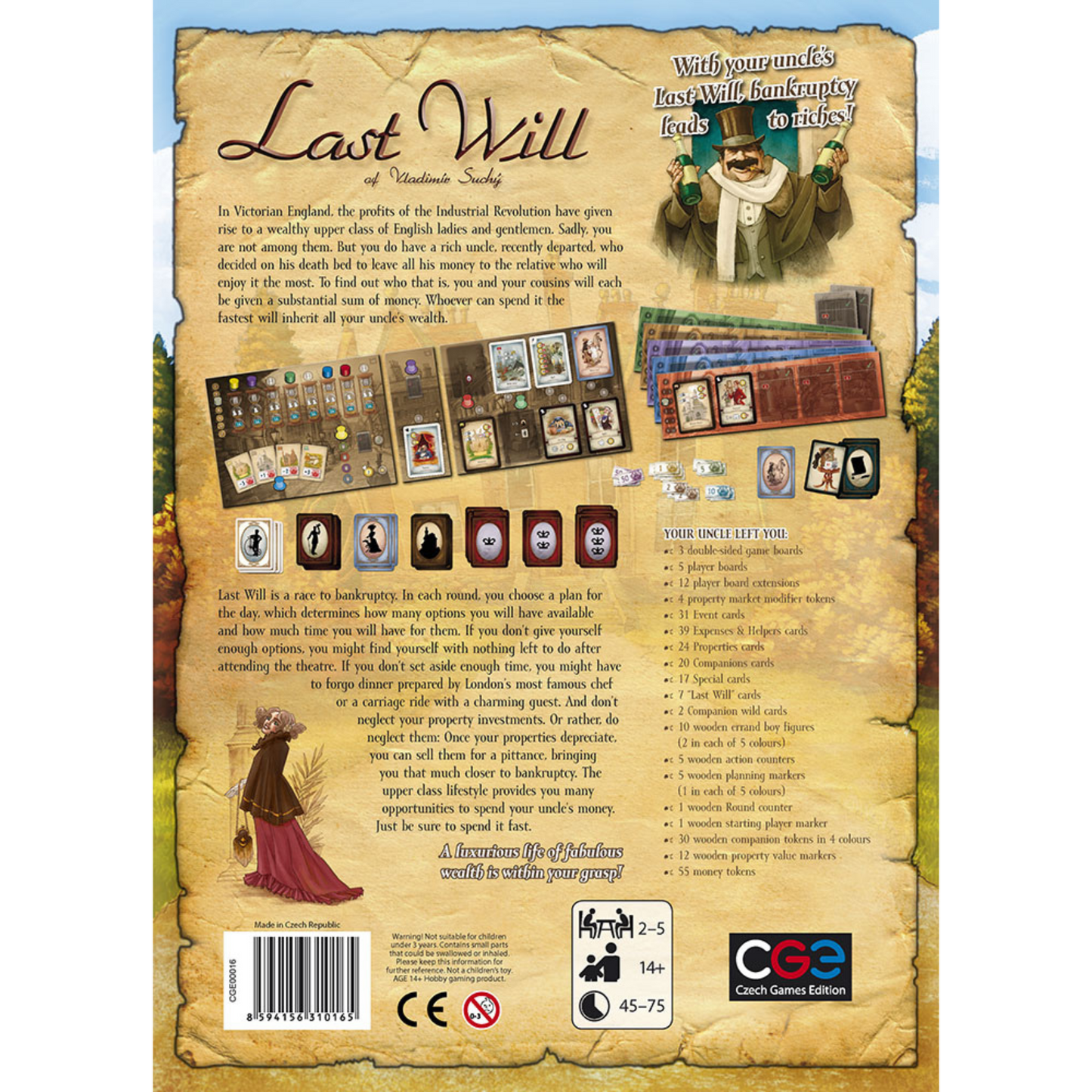 Last Will Strategy Card Game