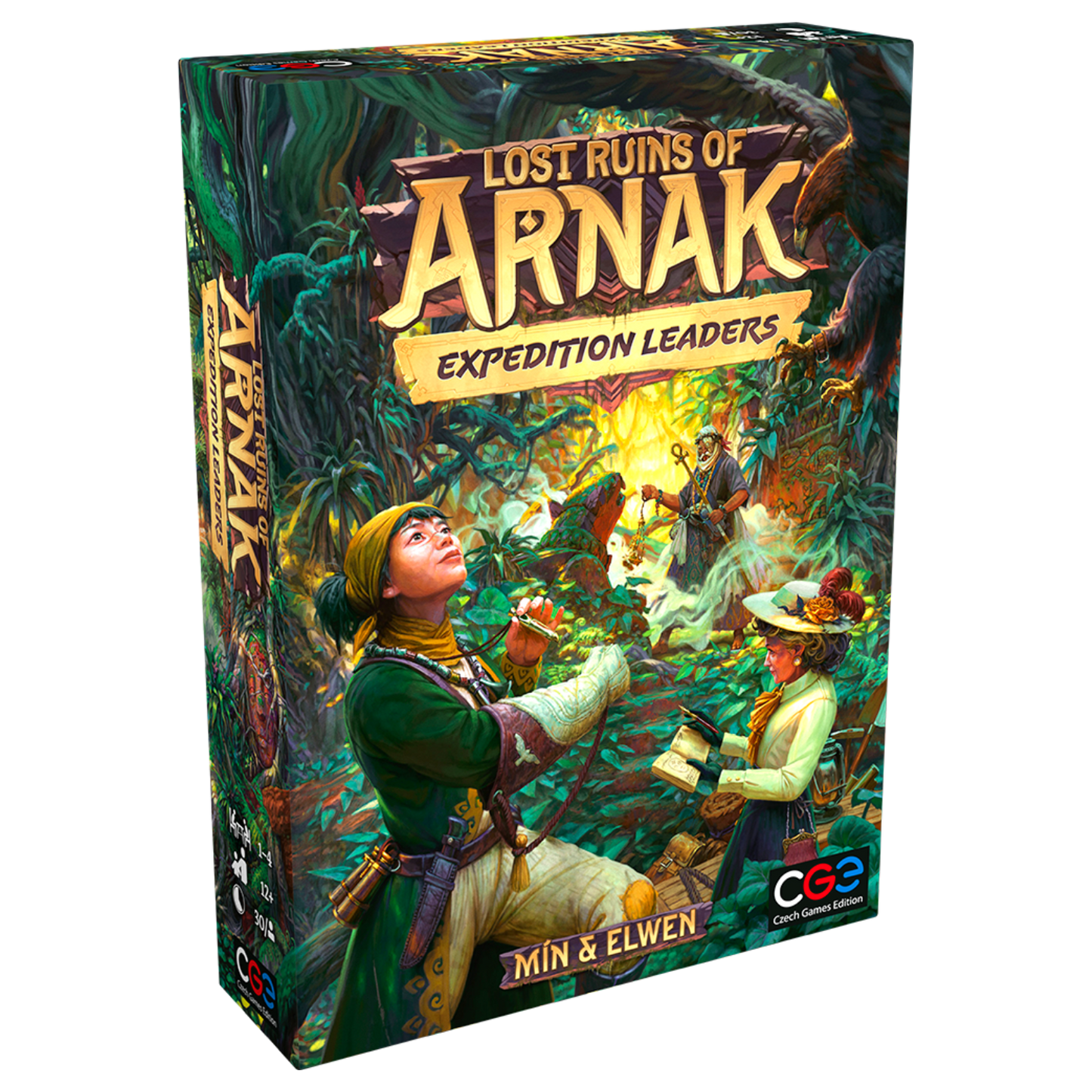 Lost Ruins of Arnak Expedition Leaders Expansion Deck Builder Worker Placement Board Game