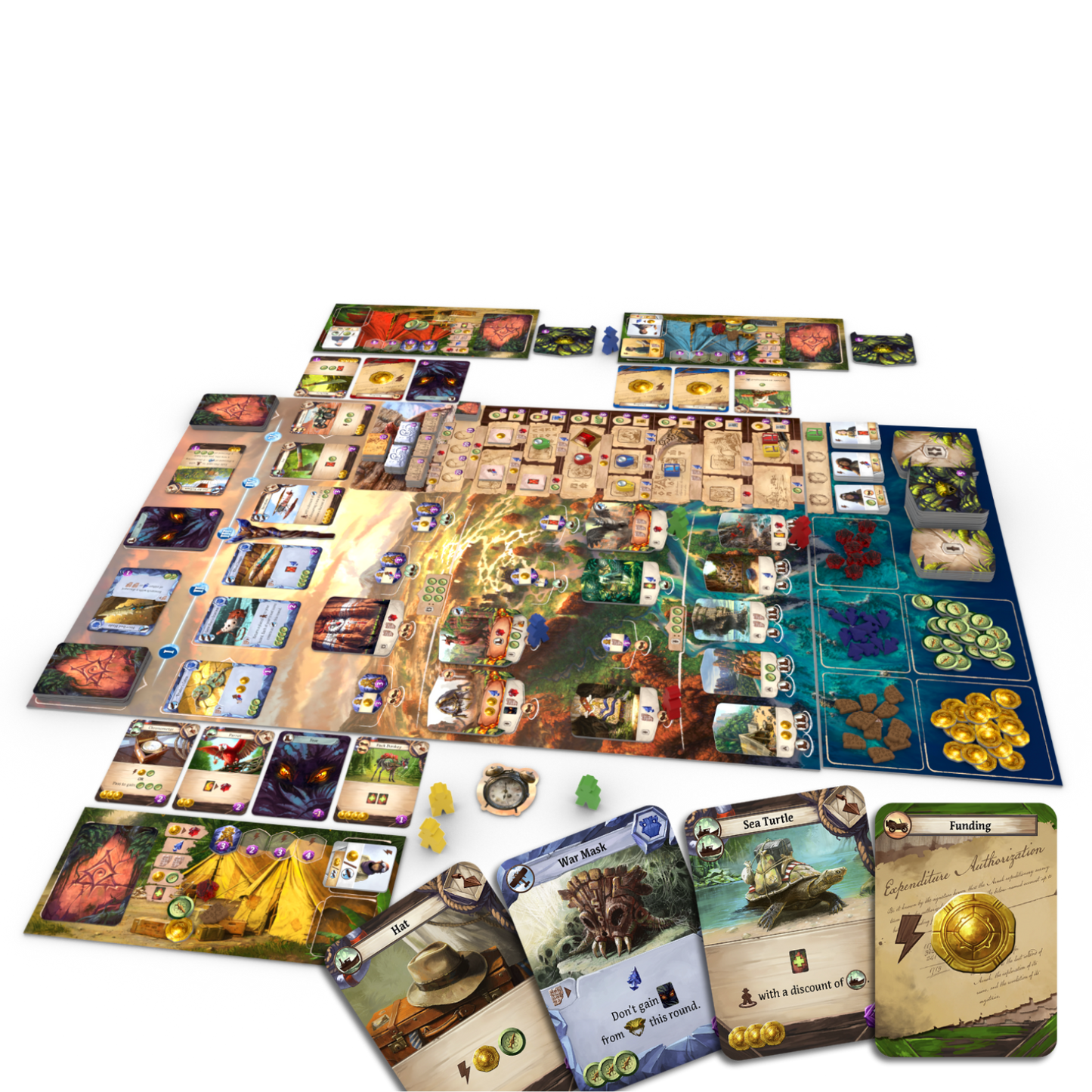 Lost Ruins of Arnak Deck Builder Worker Placement Board Game
