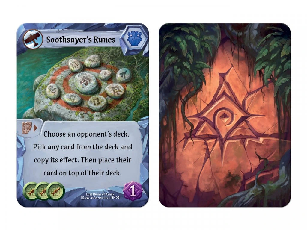 Lost Ruins of Arnak Deck Builder Worker Placement Board Game Soothsayer's Runes Promo
