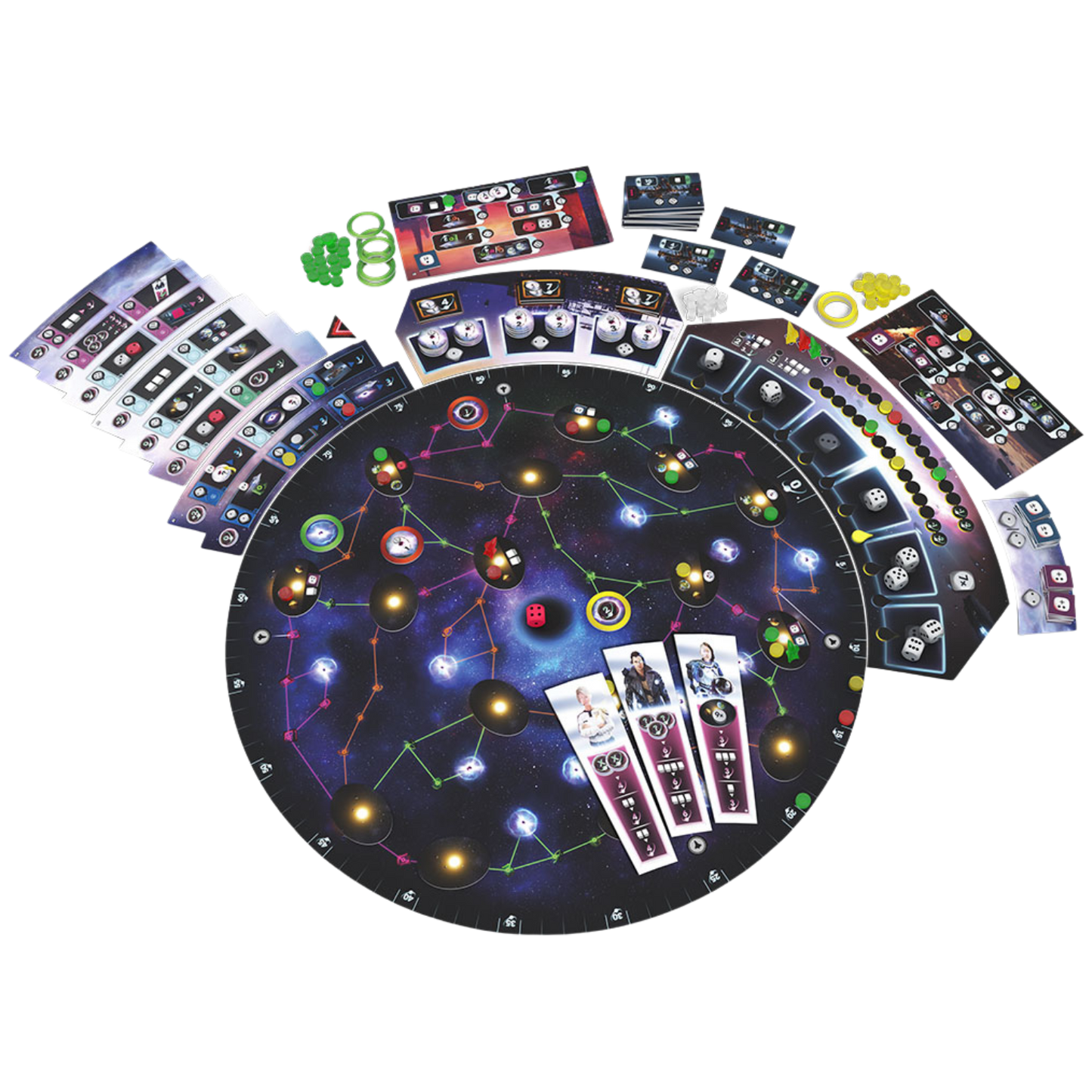 Pulsar 2849 Dice Drafting Strategy Board Game