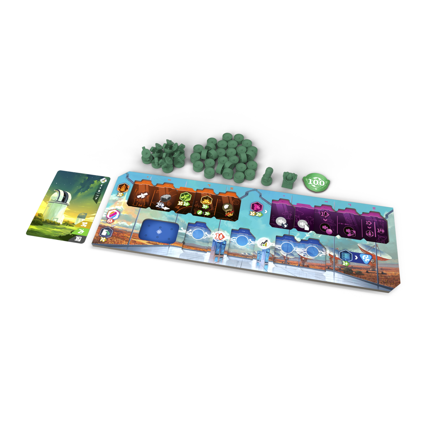 SETI Space Exploration Strategy Board Game