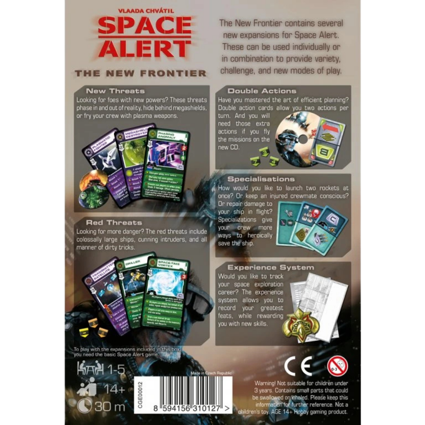 Space Alert The New Frontier Real-Time Strategy Board Game