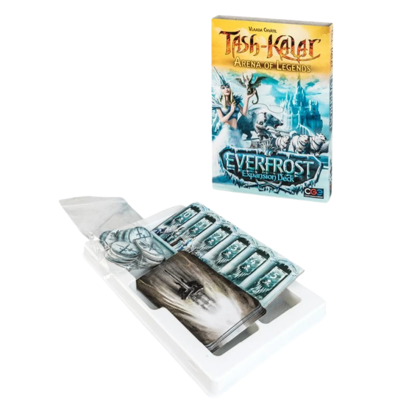 Tash-Kalar Arena of Legends Everfrost Expansion Abstract Strategy Board Game
