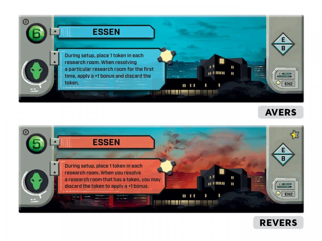 Under Falling Skies Solo Dice Board Game Essen Promo