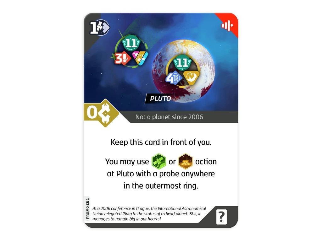 SETI - Pluto Promo Card