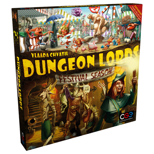 Dungeon Lords Festival Season Strategy Board Game