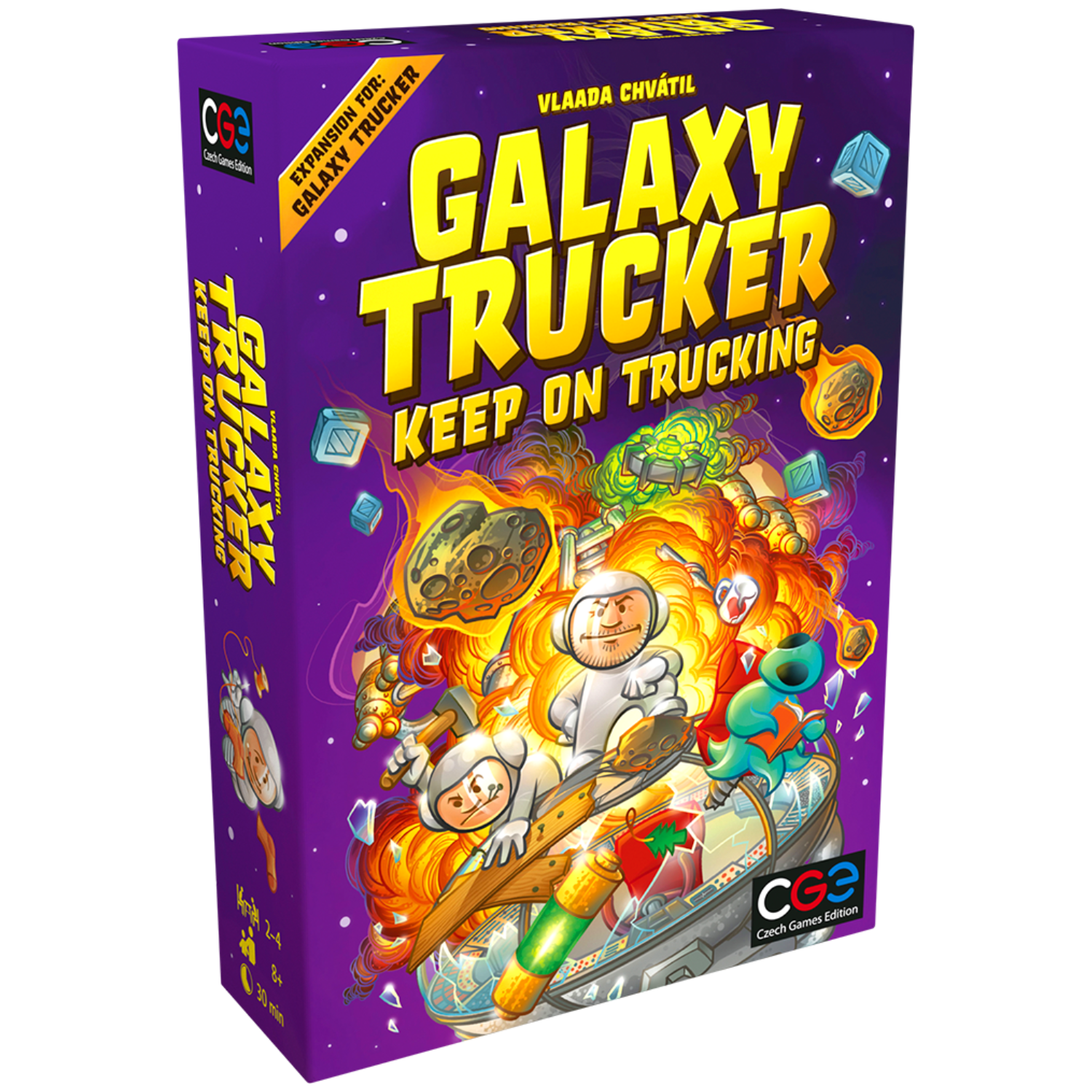 Galaxy Trucker Keep on Trucking Real-Time Tile Placement Board Game