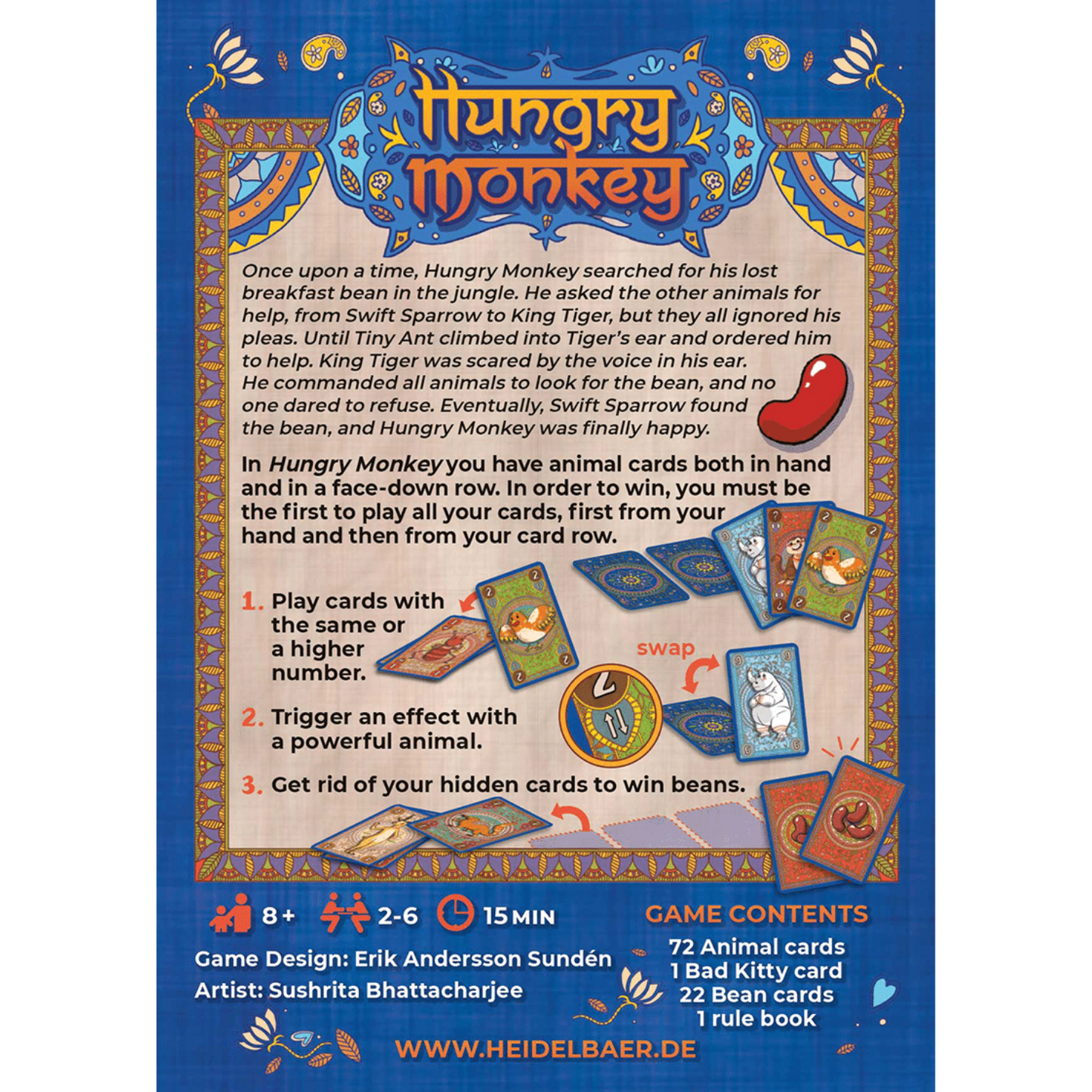 Hungry Monkey Family Card Game