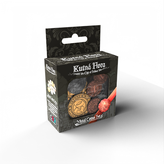 Kutna Hora Economic Strategy Board Game Metal Coins