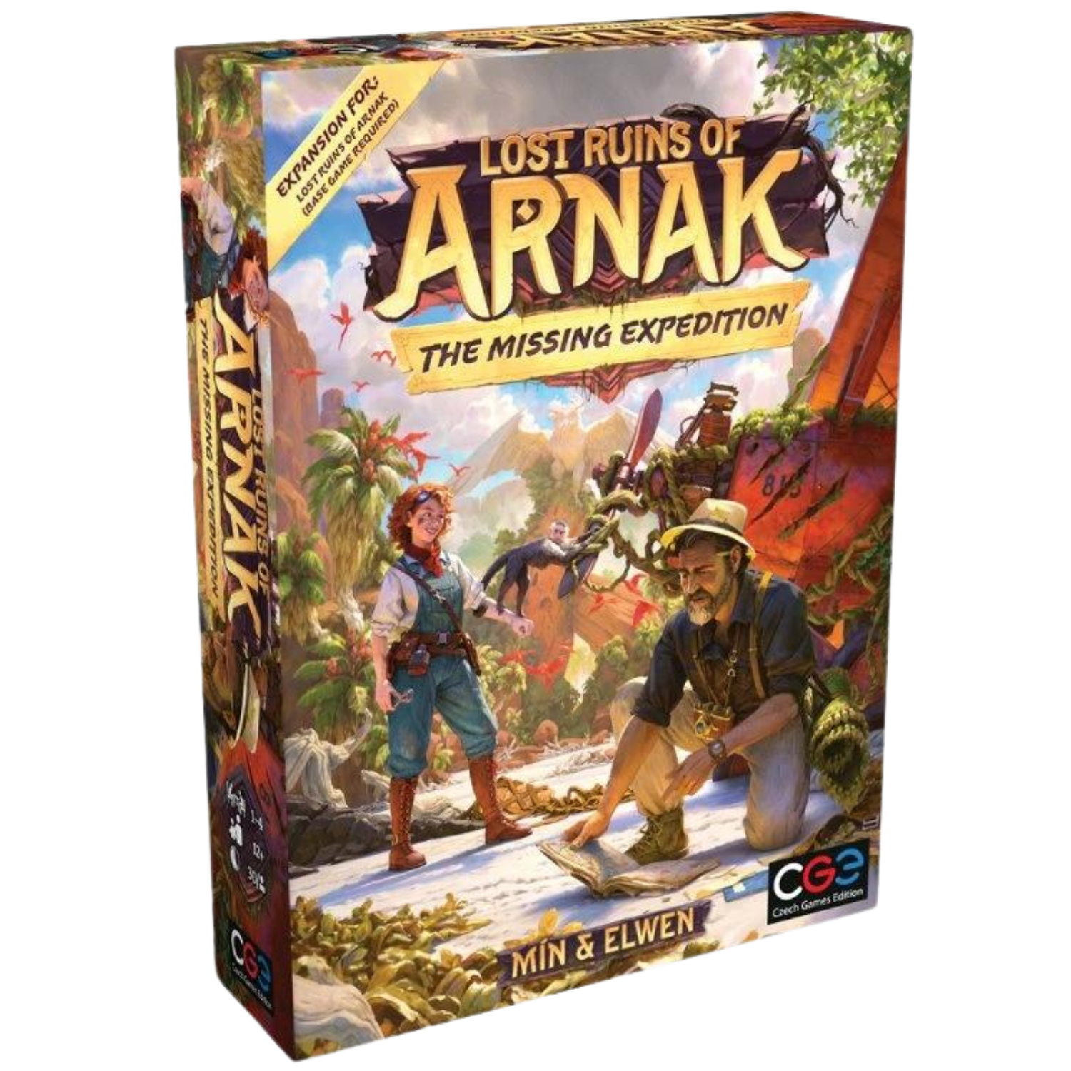 Lost Ruins of Arnak The Missing Expedition Expansion Deck Builder Worker Placement Board Game
