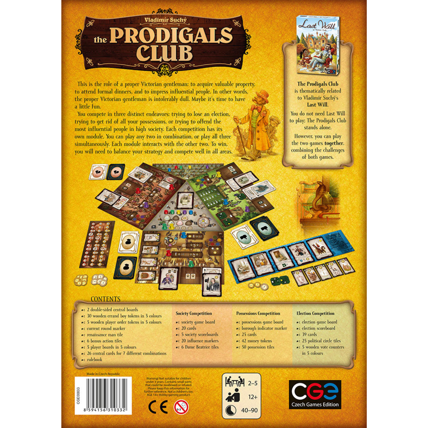 The Prodigals Club Strategy Card Game