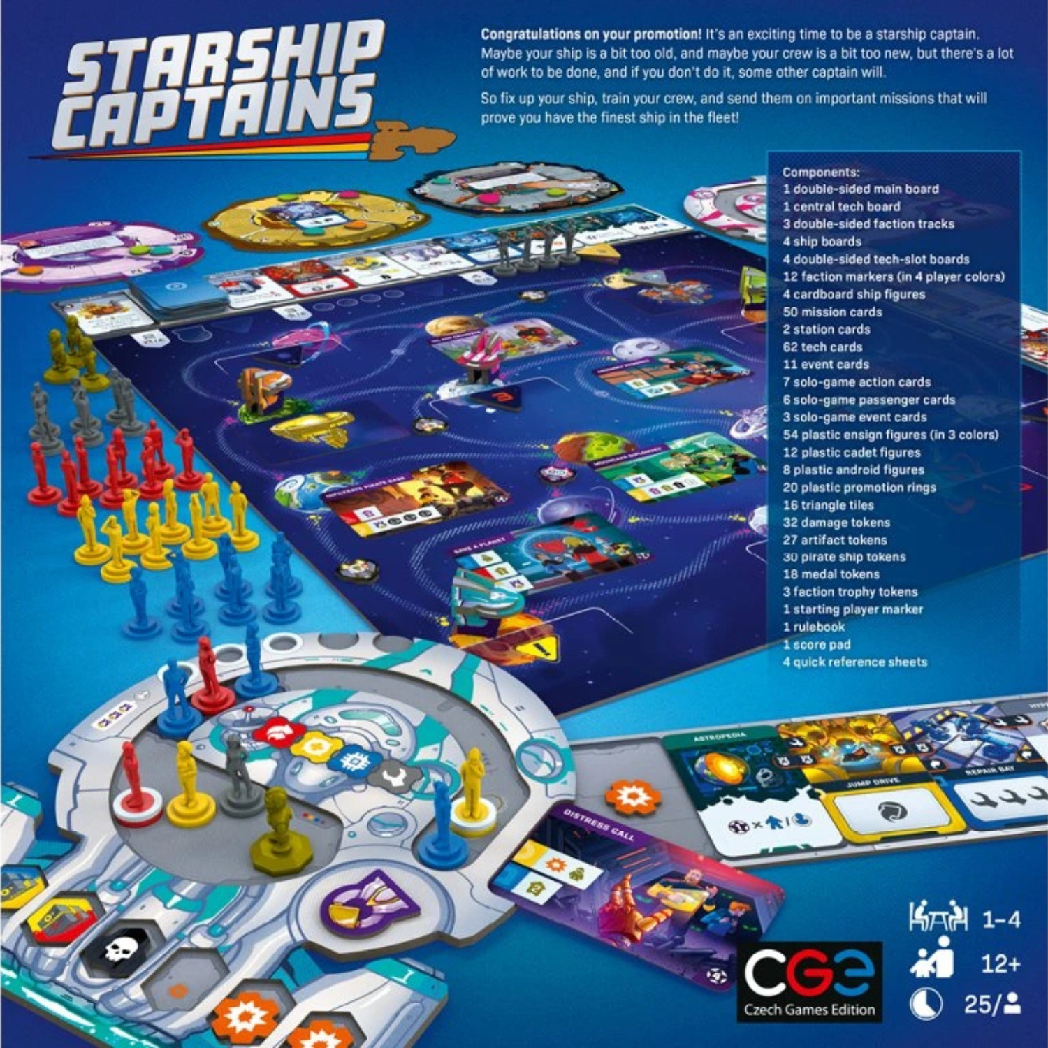 Starship Captains Space Exploration Strategy Board Game