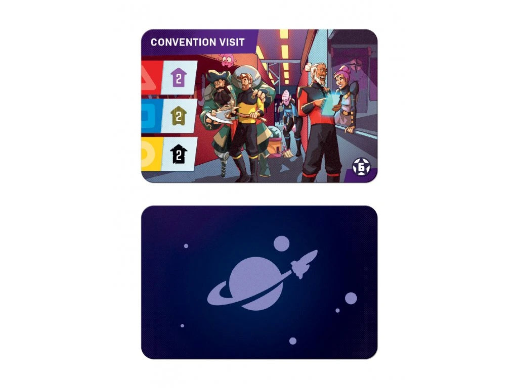 Starship Captains Space Exploration Strategy Board Game Convention Visit Promo