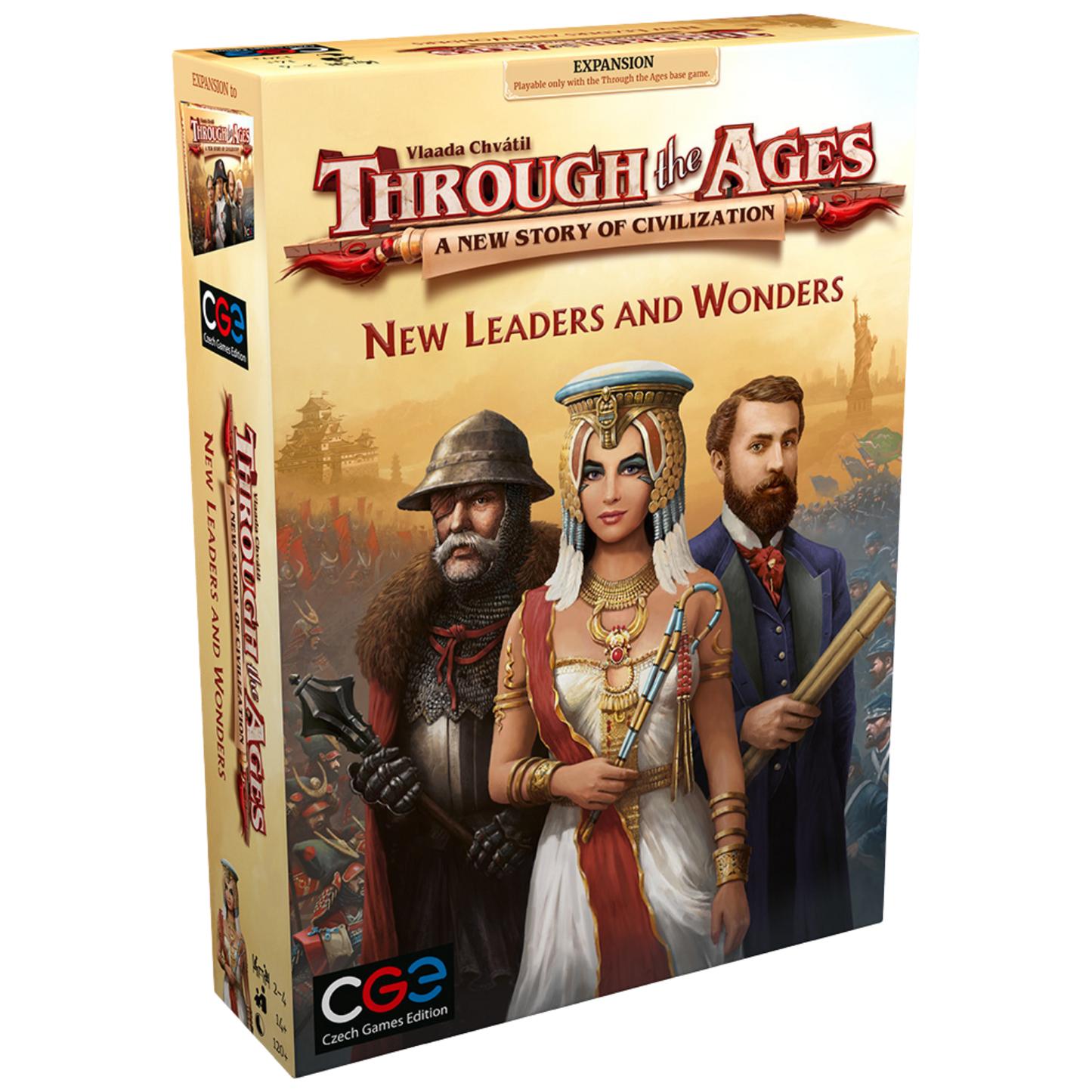Through the Ages New Leaders and Wonders Expansion Strategy Board Game