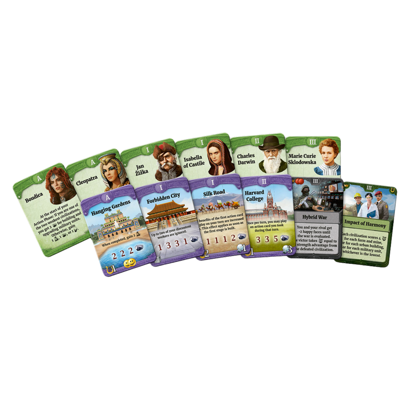 Through the Ages New Leaders and Wonders Expansion Strategy Board Game