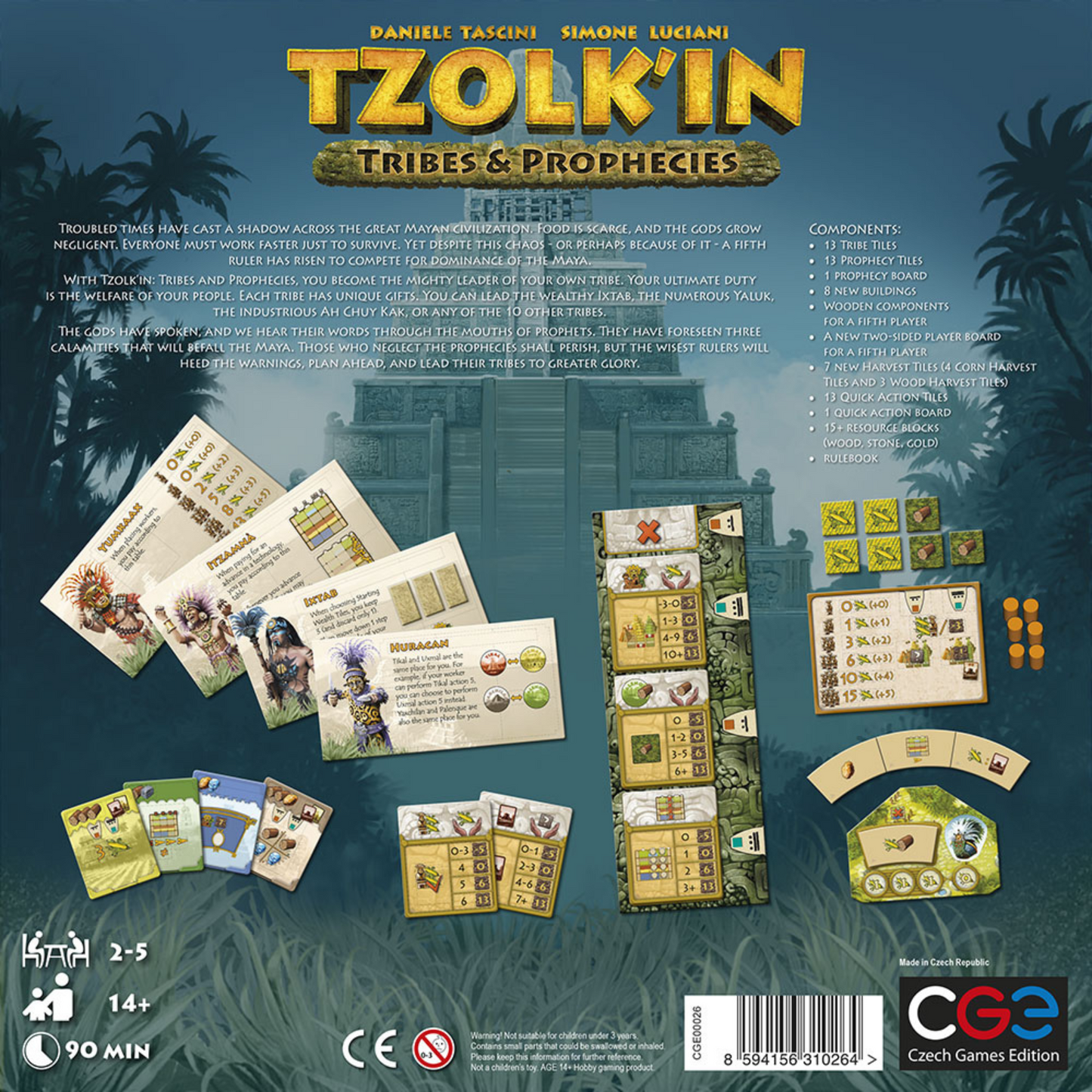 Tzolk'in Tribes and Prophecies Strategy Board Game