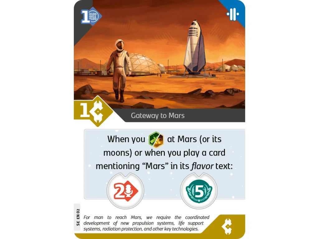 SETI - Gateway to Mars Promo Card