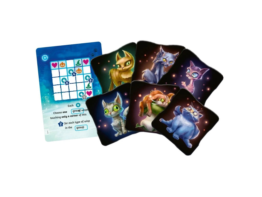 Wispwood - alternate player cats + scoring promo card